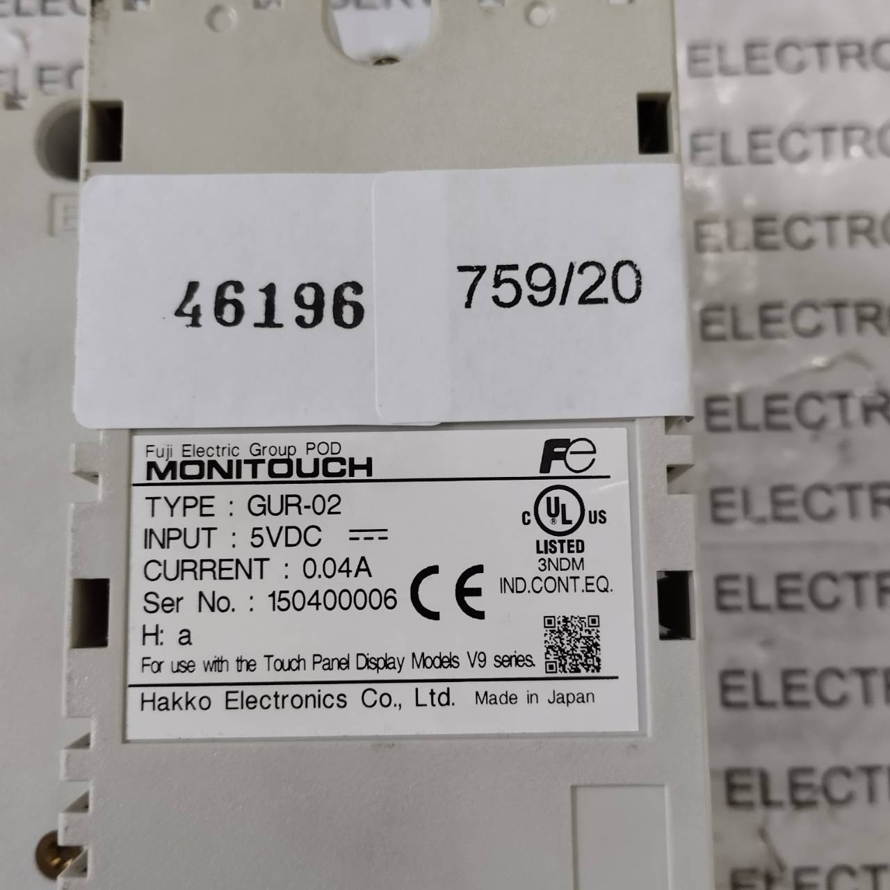 HMI " HAKKO " MODEL : GUR-02