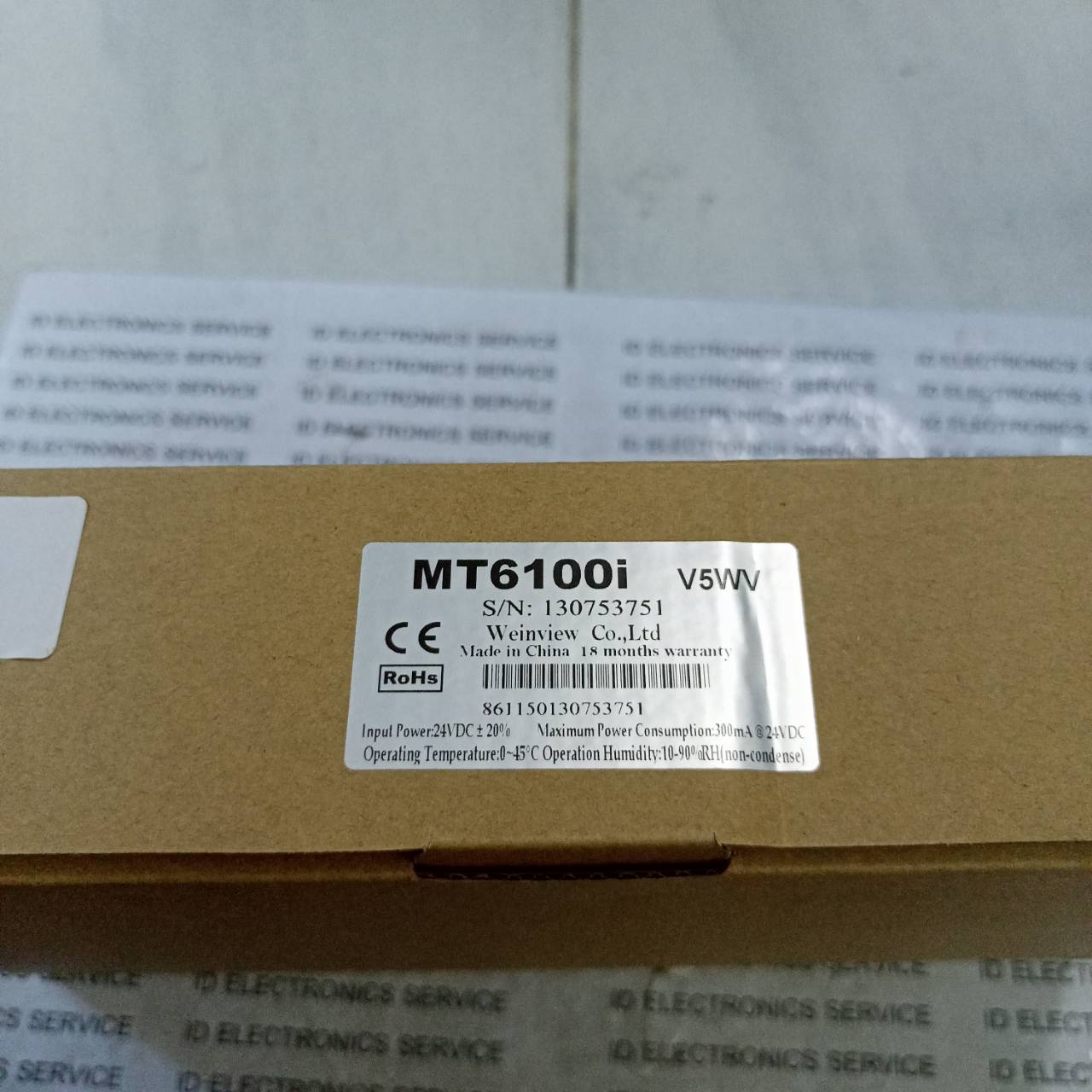 LCD TOUCH SCREEN " WEINTEK " MODEL : MT6100i V5WV