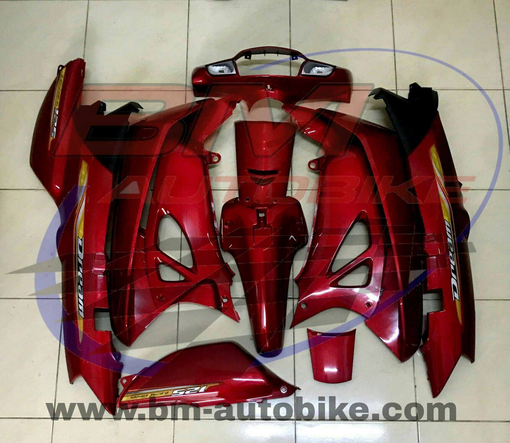 ชุด DREAM 125 สีแดงแก้ว 4,500 กรัม