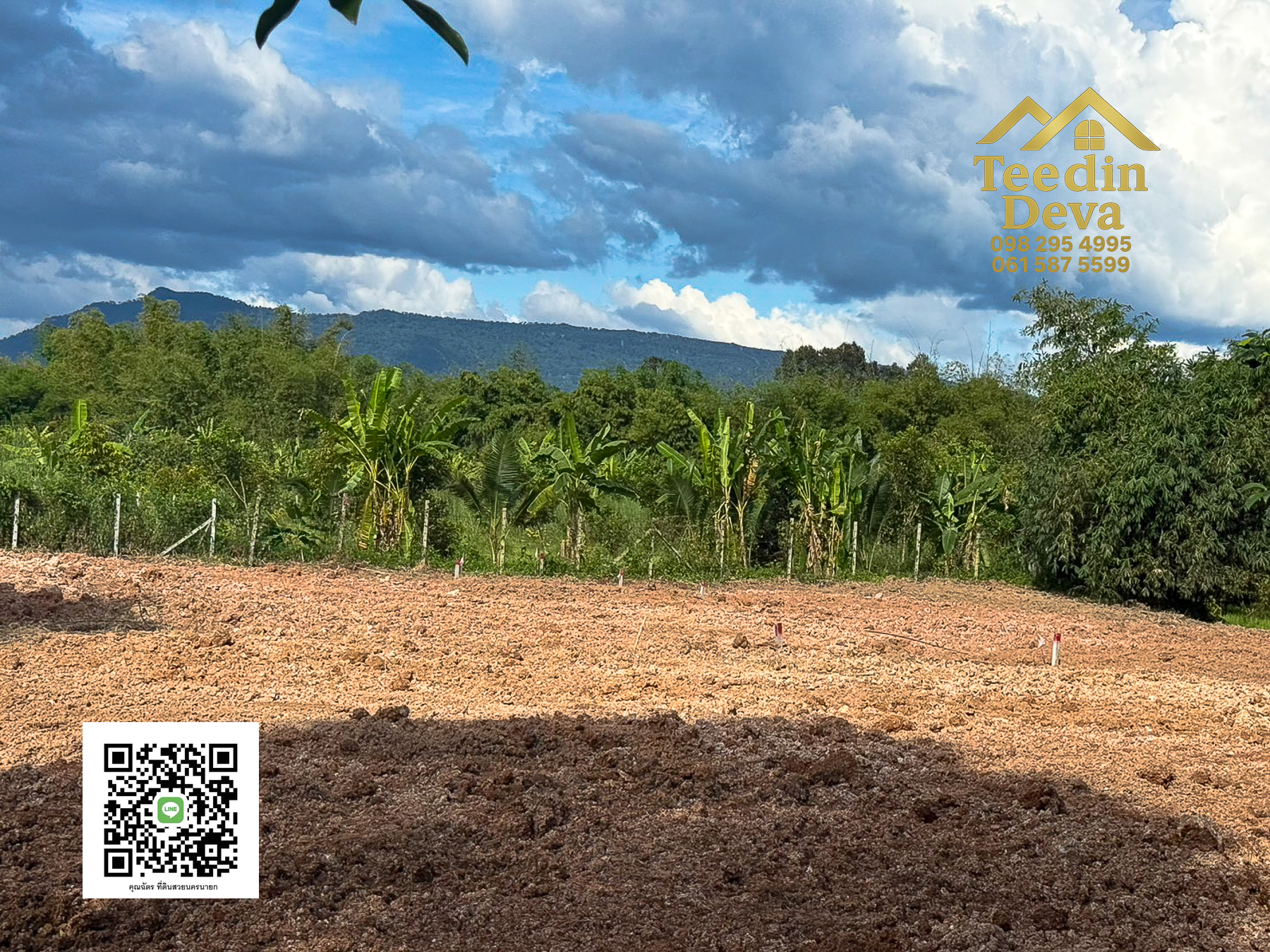 🌄 บ้านสวนผลไม้ในฝันกลางวิวเขาใหญ่ — 2 ไร่ 45 ตรว. ต.นาหินลาด อ.ปากพลี จ.นครนายก 🍃