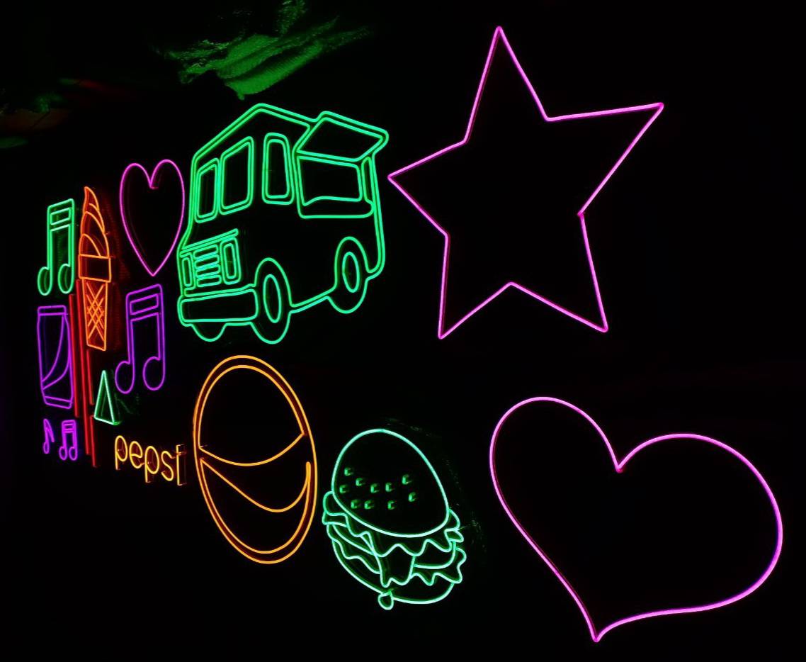 #ป้ายไฟนีออนดัดled