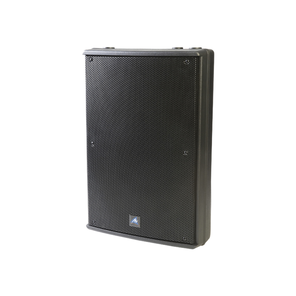 AUSTRALIAN MONITOR XRS8P Self Powered 8 & 1 bi amp system with individual mic & line inputs. 100W LF, 50W HF. Black