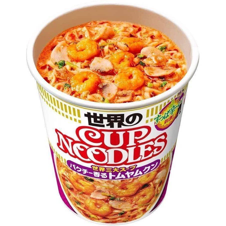 บะหมี่กึ่งสำเร็จรูป Nissin cup รสต้มยำกุ้ง made in japan🇯🇵