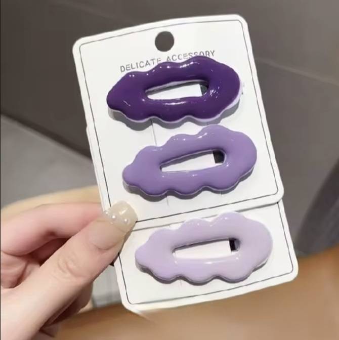 💗มาหยากิ๊ฟช้อป💗กิ๊บโบว์ติดผม พิมพ์ลาย และสีเรียบพาสเทล น่ารักดูดี แฟชั่นประดับผมสำหรับผู้หญิง 2-3 ชิ้น ขนาด 5 ซ.ม.