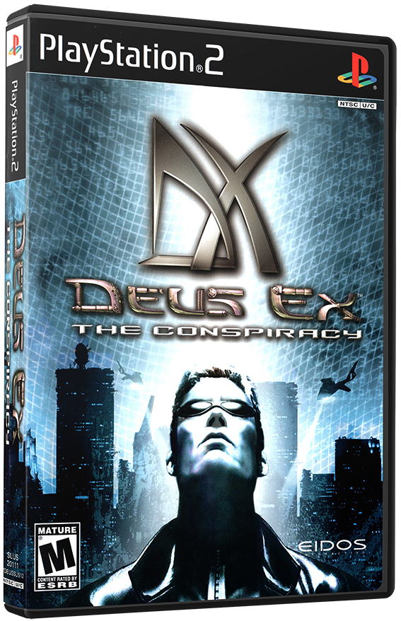 แผ่นเกมส์ PS2 : Deus Ex - The Conspiracy