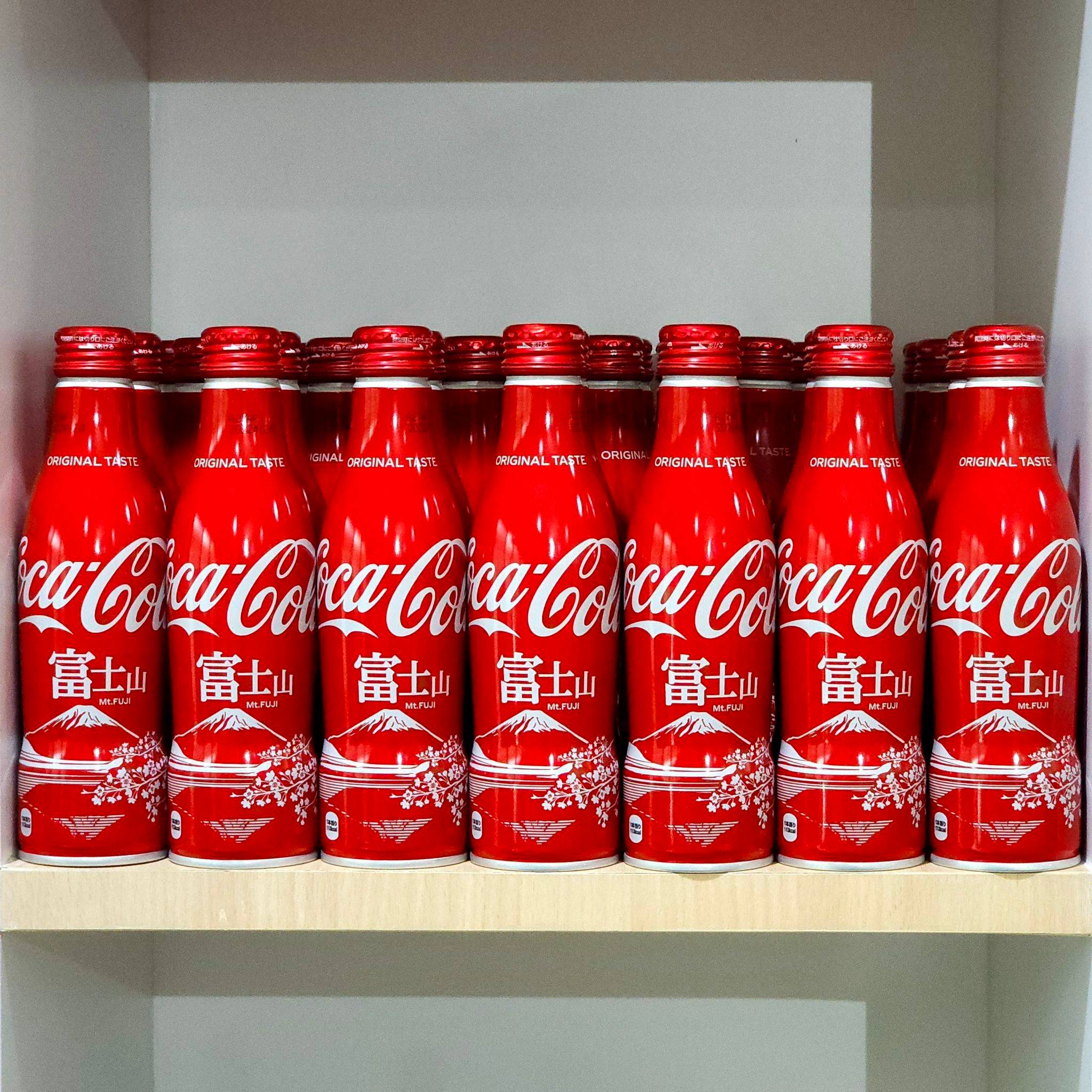 ขวดสะสมโค้ก limited edtion coca cola coke fuji san 富士山 (ฟูจิซัง) ดีไซน์พิเศษ *ขวดเปล่า*