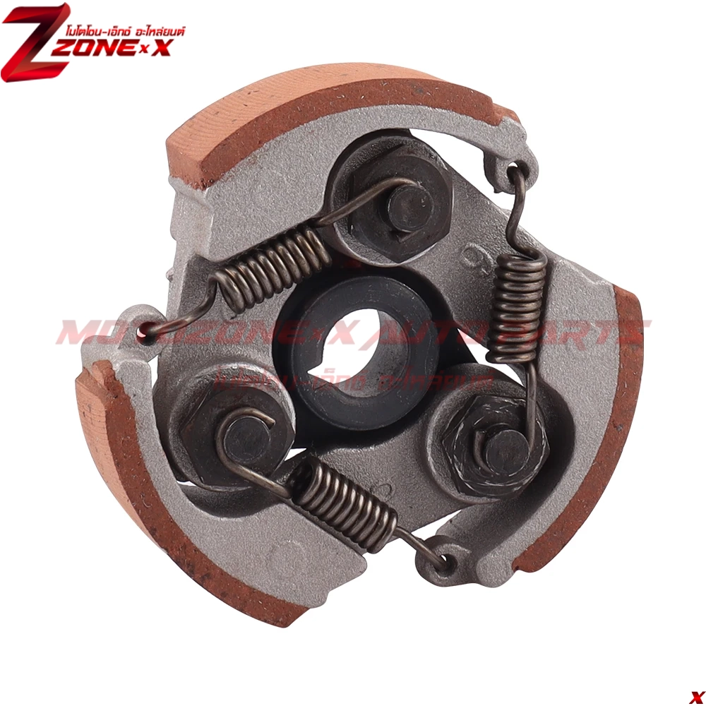 ผ้าคลัตช์พร้อมสปริง 3 ตัว Clutch Pad with 3 Springs 40-6 for 2 Stroke 47cc 49cc mini pocket bike, dirt bike, ATV and scooter MOTOZONE-X(โมโตโซน-เอ็กซ์) อะไหล่ part