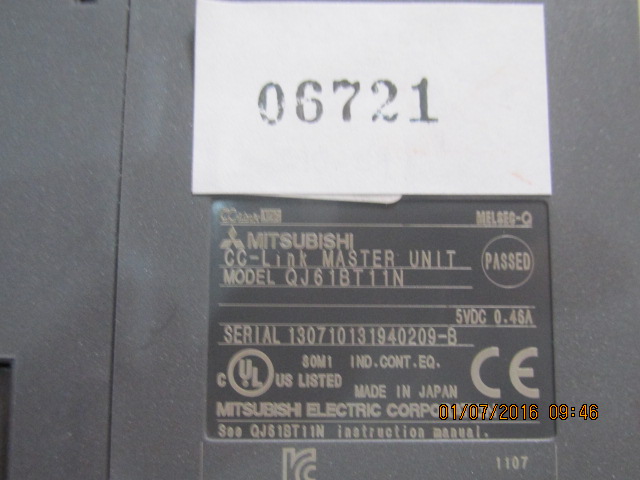 PLC " MITSUBISHI " MODEL : QJ61BT11N