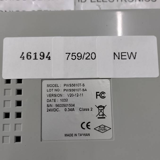 Hitech hmi รุ่น PWS5610T-S