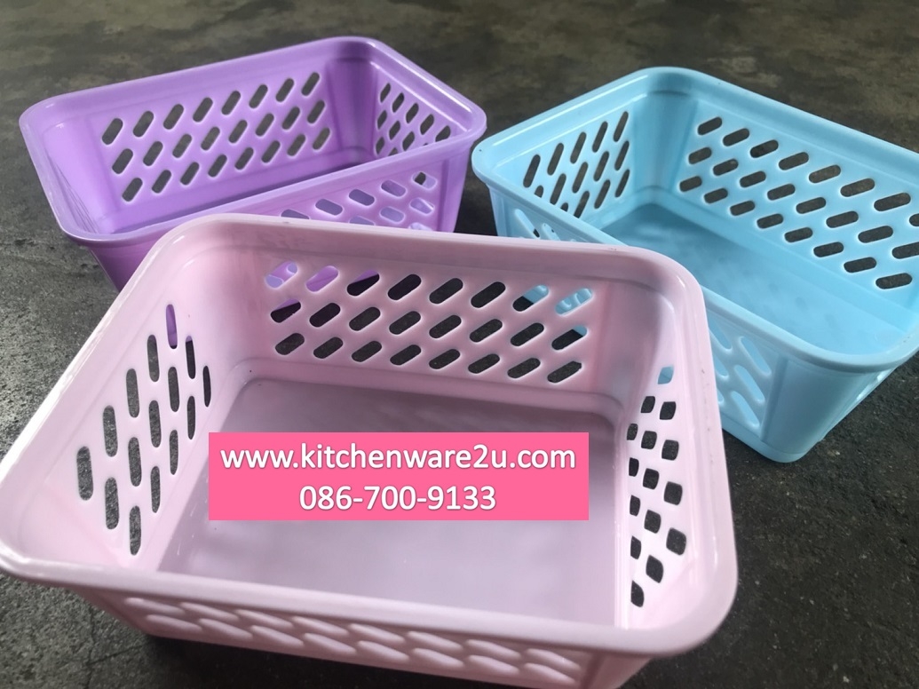 P09129 ตะแกรงเล็ก (12*14*5 cm) ใส่ของกระจุกระจิก No.1217ราคาส่งต่อ 1 โหล: 12 ใบ