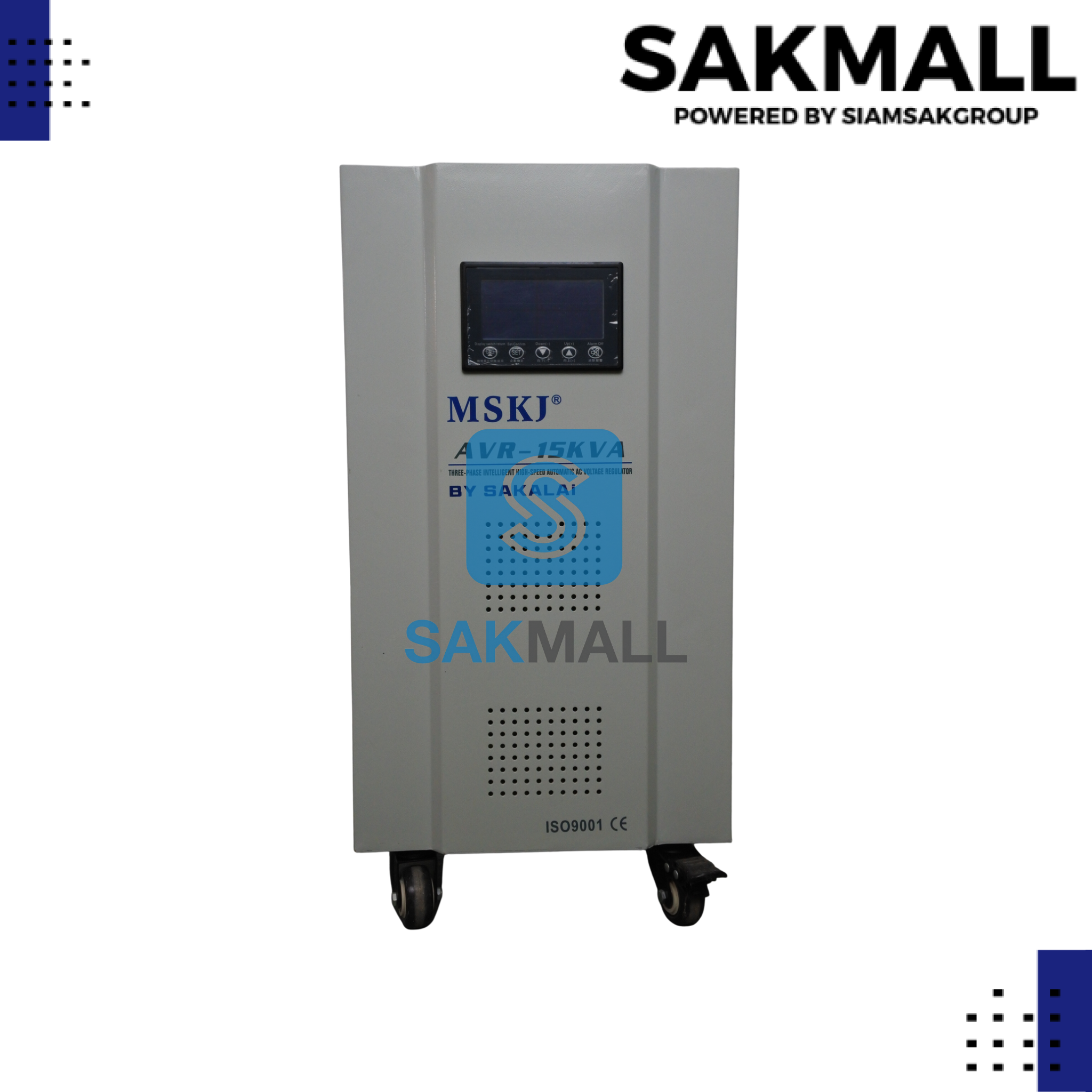 ตู้เพิ่มแรงดันไฟ MSKJ รุ่น AVR(TND)-15 KVA 380v./Motor5HP