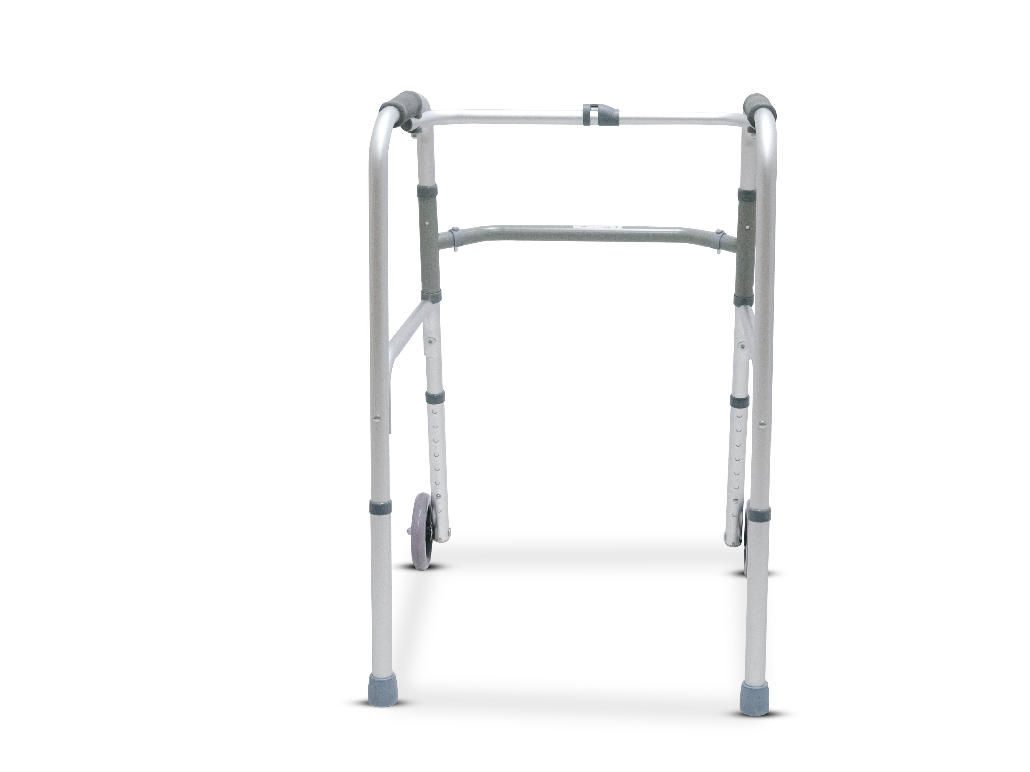Multifunction Aluminium Walker with Wheels วอล์คเกอร์อลูมิเนียม 4 ขา พับได้ มีล้อ