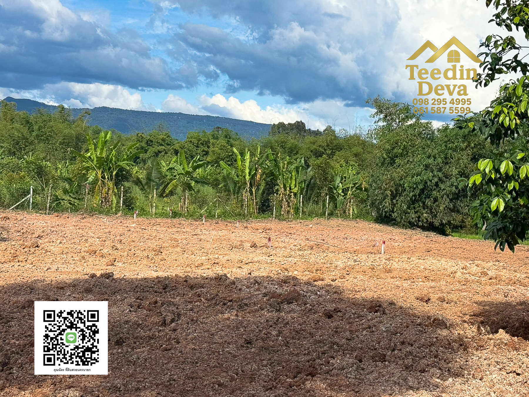 🌄 บ้านสวนผลไม้ในฝันกลางวิวเขาใหญ่ — 2 ไร่ 45 ตรว. ต.นาหินลาด อ.ปากพลี จ.นครนายก 🍃