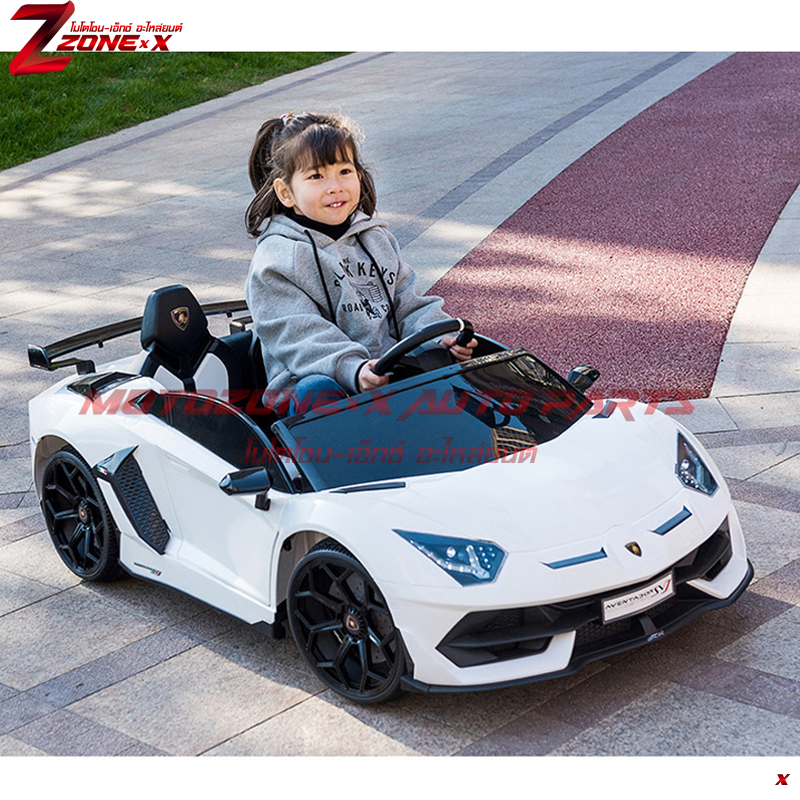 รถยนตร์ไฟฟ้าสำหรับเด้ก มินิ แลมโบกินี่ Lamborghini Mini SVJ Lamborghini SVJ 12V 8km/h
