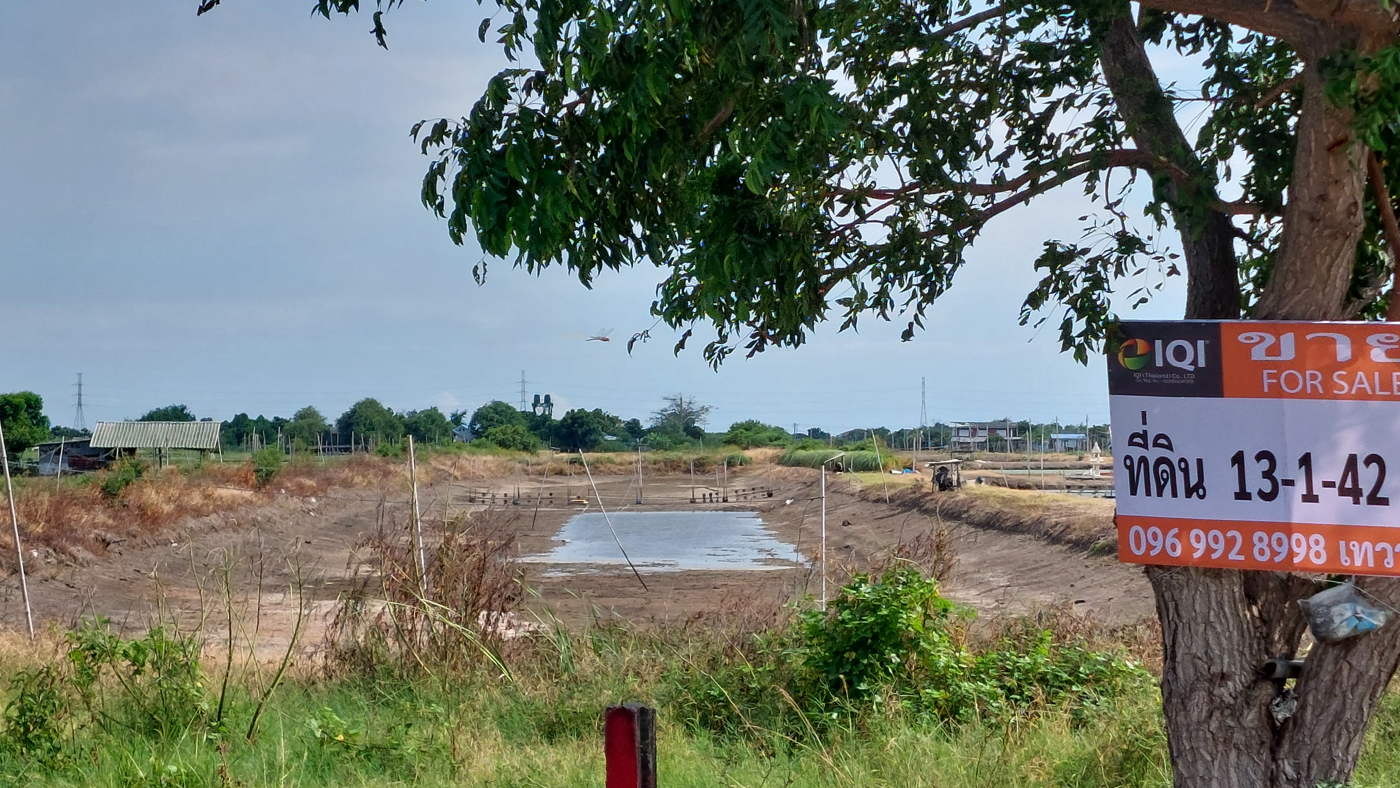 ขายที่ดิน 13-1-42 ไร่ หอมศิล ต.บางเกลือ อ.บางปะกง จ.ฉะเชิงเทรา ที่ดินแปลงสวย หน้าถนนคอนกรีต หลังติดคลองบางครกเหมาะทำร้านอาหาร, ร้านกาแฟ บ่อตกปลา เลี้ยงกุ้ง เลี้ยงปลา ทำการเกษตร หรือที่อยู่อาศัยริมน้ำ