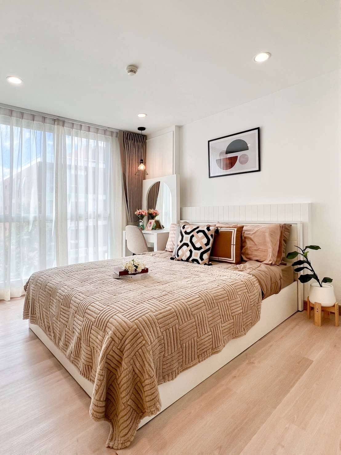 ขายด่วนคอนโดThe Niche ID ลาดพร้าว 130 ชั้น7 ห้องใหญ่แต่งสวย เฟอร์นิเจอร์ครบพร้อมอยู่ (N.1521)