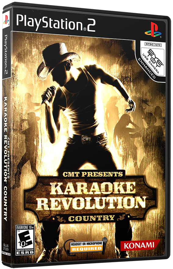 แผ่นเกมส์ PS2 : CMT Presents - Karaoke Revolution - Country