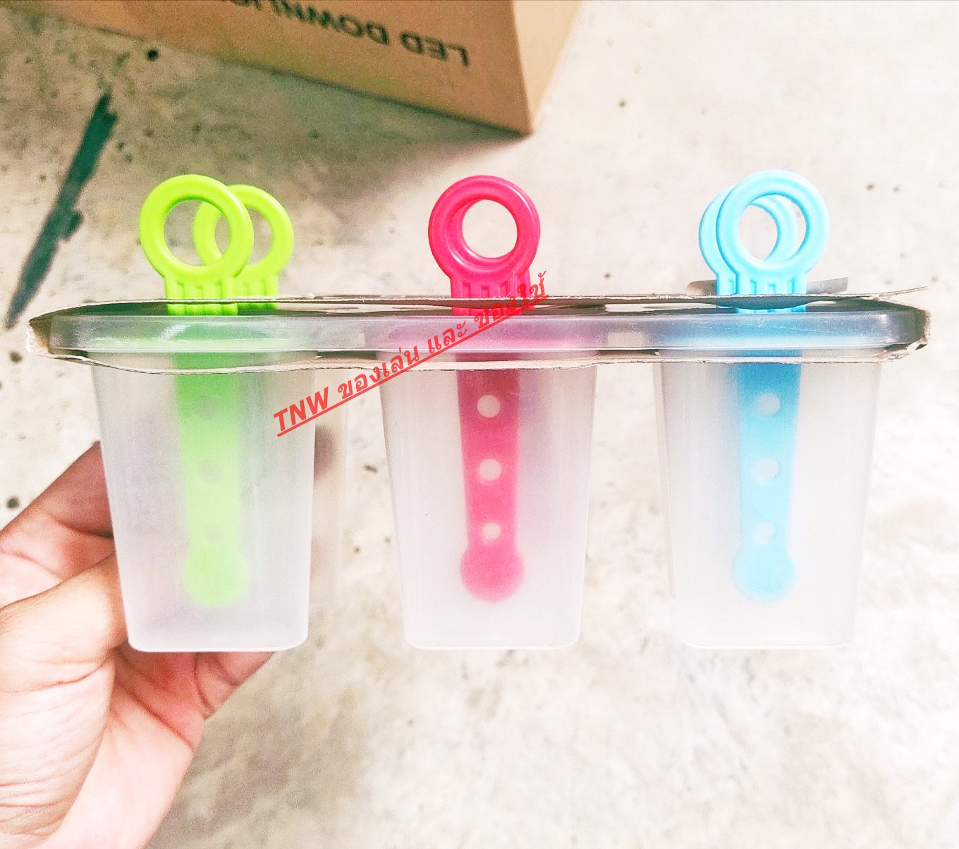 ที่ทำไอติมแบบ6ช่อง ที่ทำไอติม ที่ทำไอศครีม แม่พิมพ์ไอติม