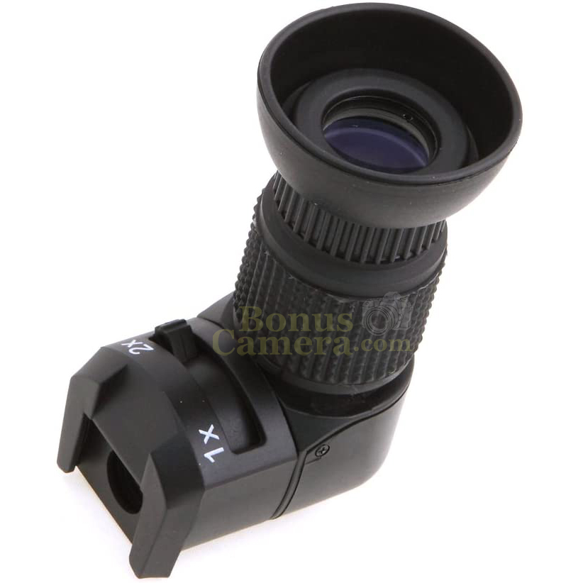 ช่องมองภาพปรับอัตราขยายได้ 1-2X Angle View Finder สำหรับมุมต่ำ,มาโคร for Canon,Nikon,Pentax,Olympus