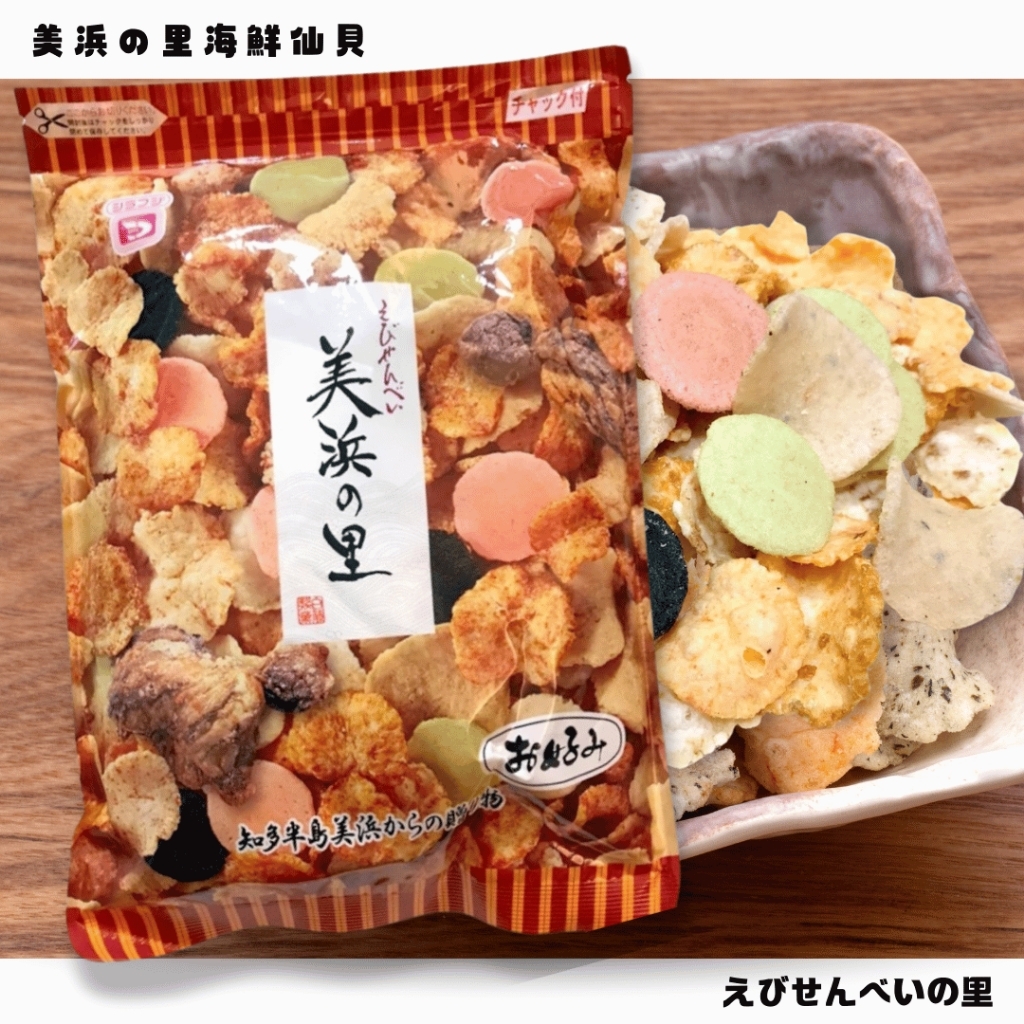 Ebisen ข้าวเกรียบกุ้ง 美浜の里 お好み ขนาด 150 g.