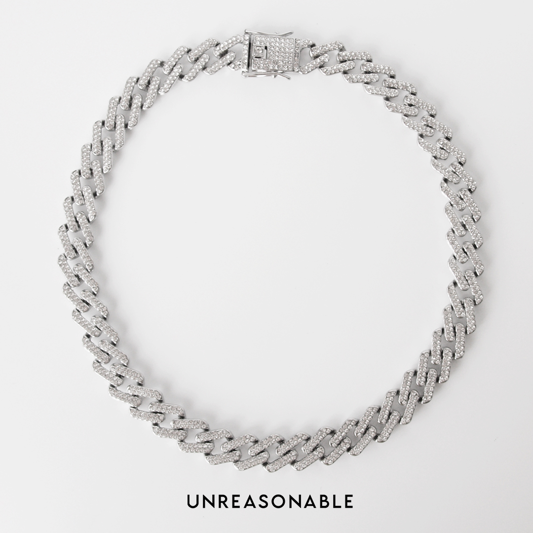 สร้อยคอ Rhinestone Stone ยาว 18 นิ้ว UA0895-01 Unreasonable Accessories