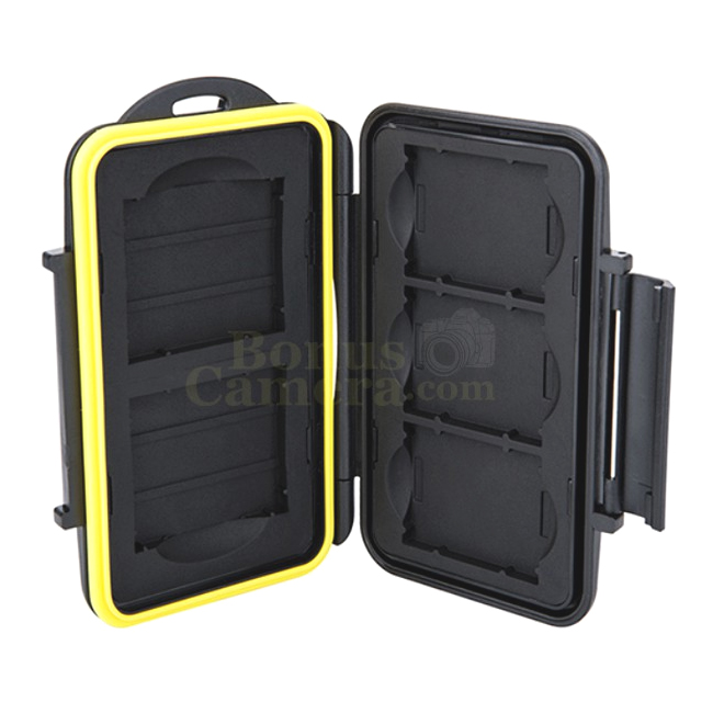 MC-XQDCF5 กล่องเก็บ XQD card ได้ 3 ชิ้น และ CF card ได้ 2 ชิ้น Memory Card case for 3 XQD Card + 2 CF Card