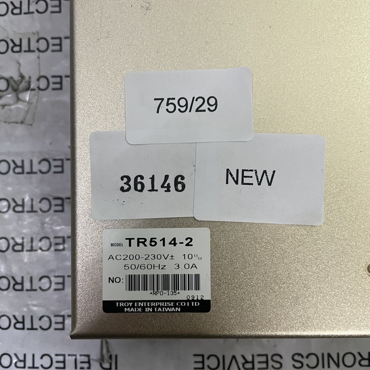 SERVO DRIVE " TROY " MODEL : TR514-2
