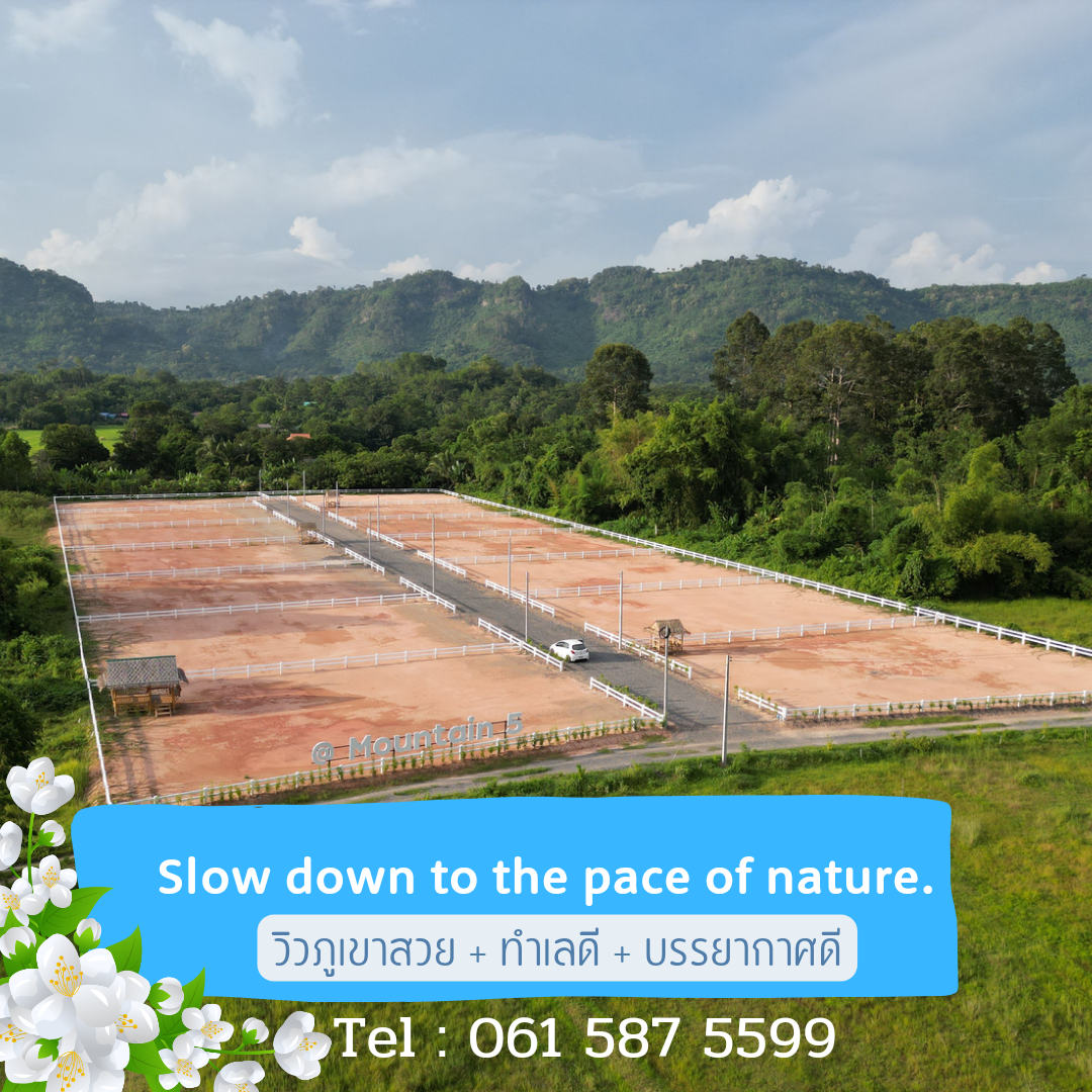 ที่ดินนครนายก วิวภูเขาสวยๆ ราคาแปลงละ 1.36 ล้านบาท สด และผ่อน