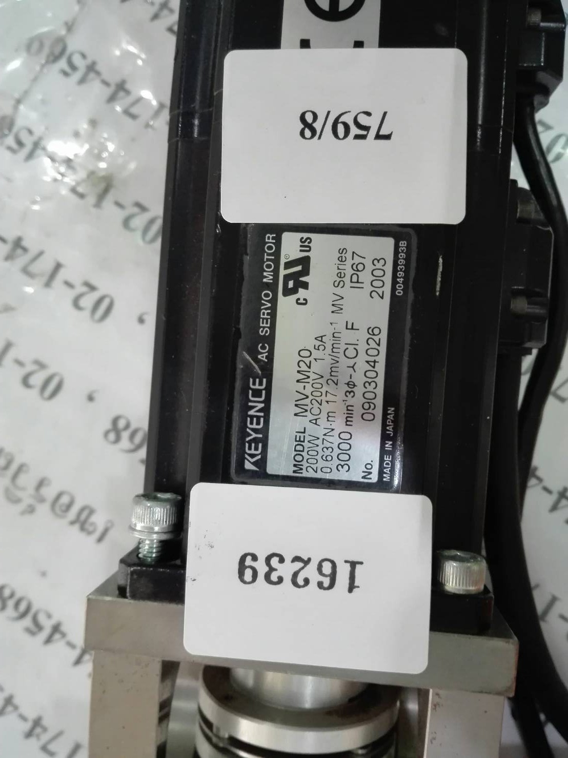 จำหน่าย ซ่อม SERVO MOTOR KEYENCE MV-M20