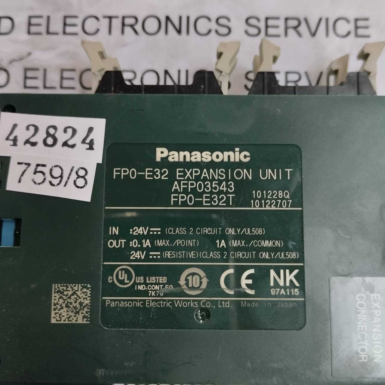 PLC " PANASONIC " MODEL : FP0-E32T