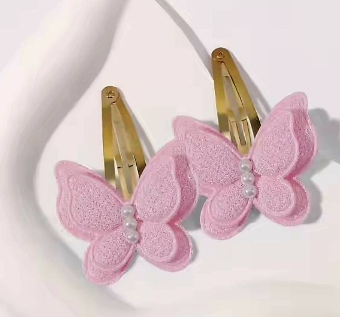 💗มาหยา กิ๊ฟช้อป💗ยางรัดผม ผีเสื้อ สีสวยน่ารัก แฟชั่นเครื่องประดับศรีษะ อ่อนโยน ไม่ทำลายเส้นผม ขนาด 4 ซ.ม. เส้นใหญ่