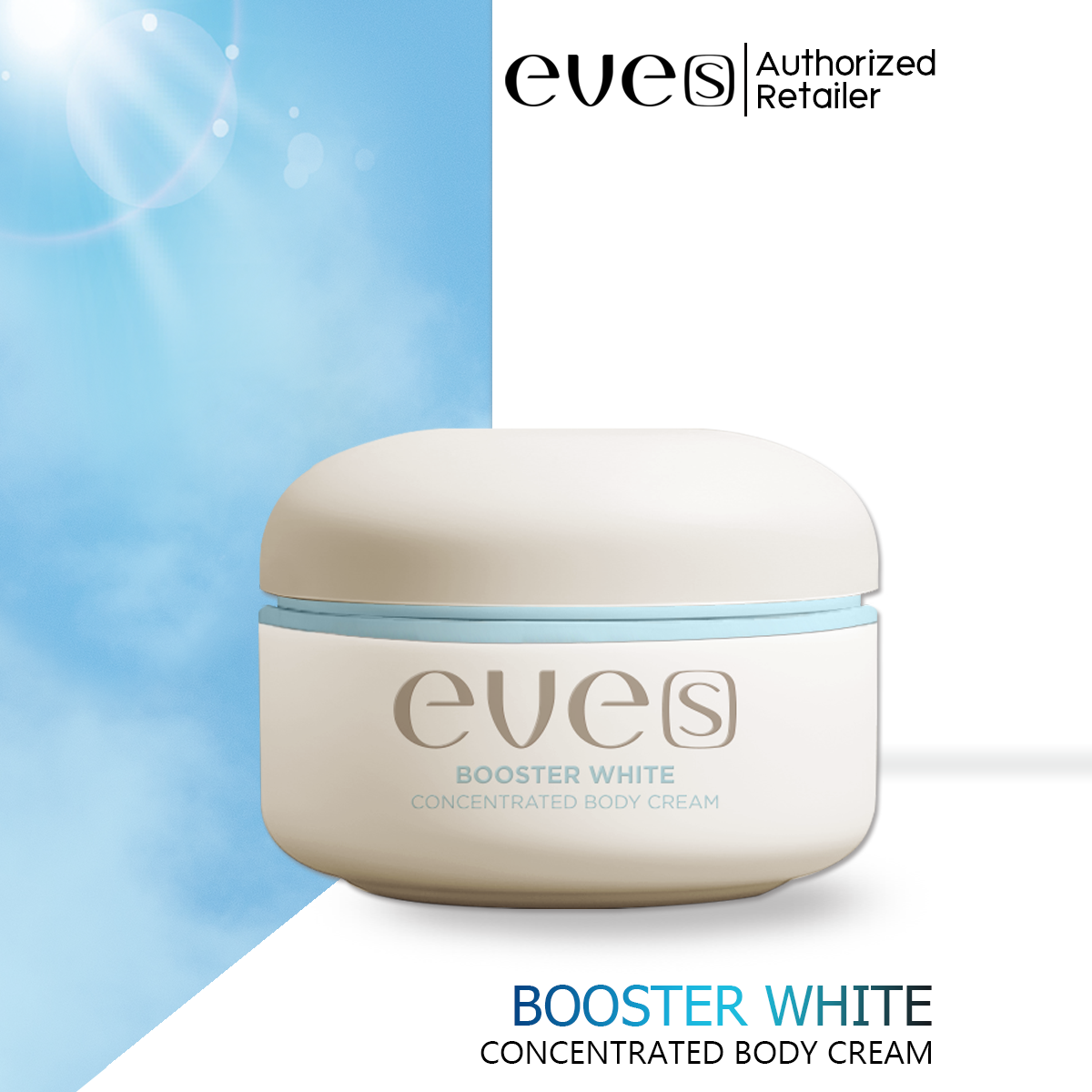 อีฟส์ EVE'S บูสเตอร์ ครีม 100 g. ช่วยให้ผิวกระจ่างใส ชุ่มชื้น ยืดหยุ่น ผิวสุขภาพดี ป้องกันการแตกลาย ลดรอยแตกลาย