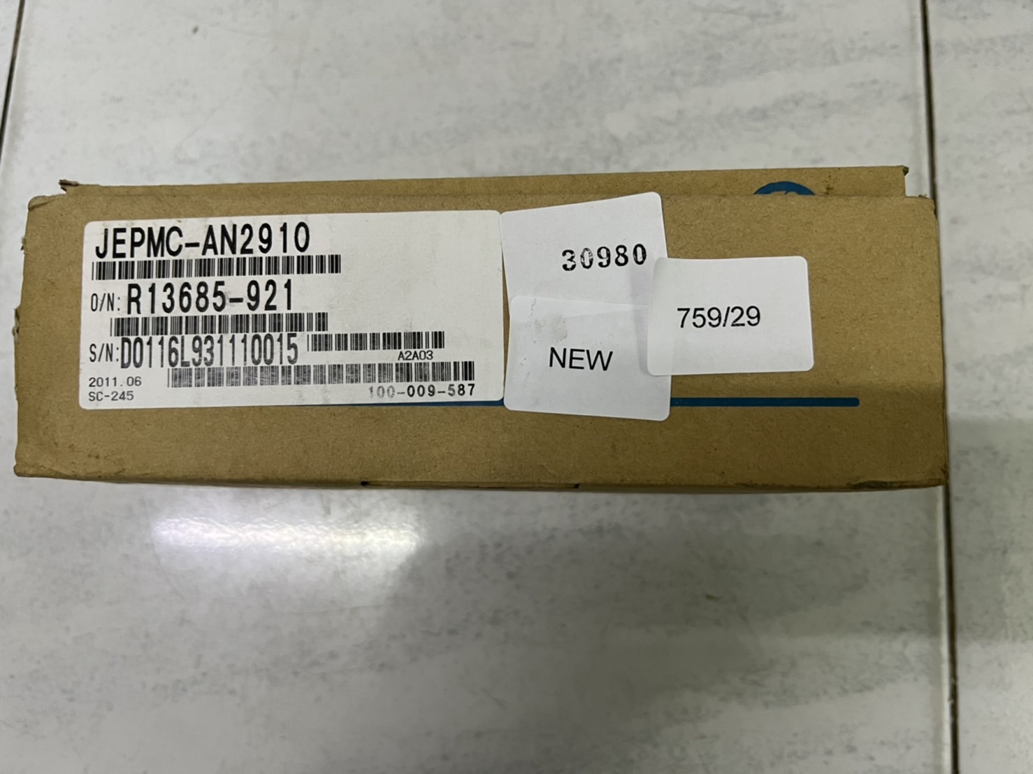 PLC " YASKAWA " MODEL : JEPMC-AN2910