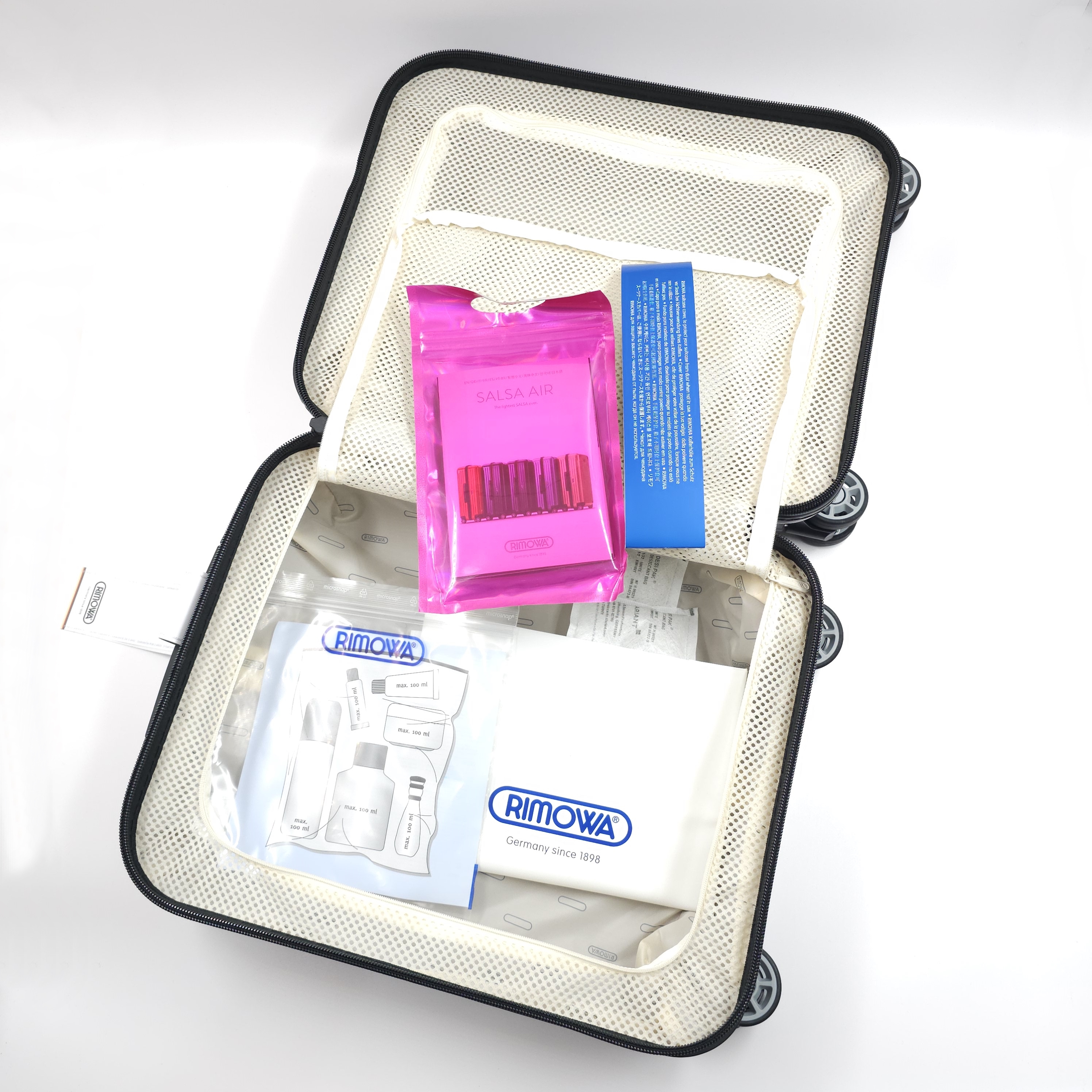 กระเป๋าเดินทาง Carry on Rimowa รุ่น Salsa Air Mini-Suitcase สีม่วง น้ำหนักเพียง 1.7 kg. การันตีของแท้ล้านเปอร์เซนต์