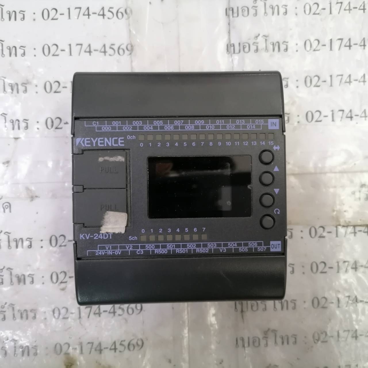 PLC " KEYENCE " MODEL : KV-24DT