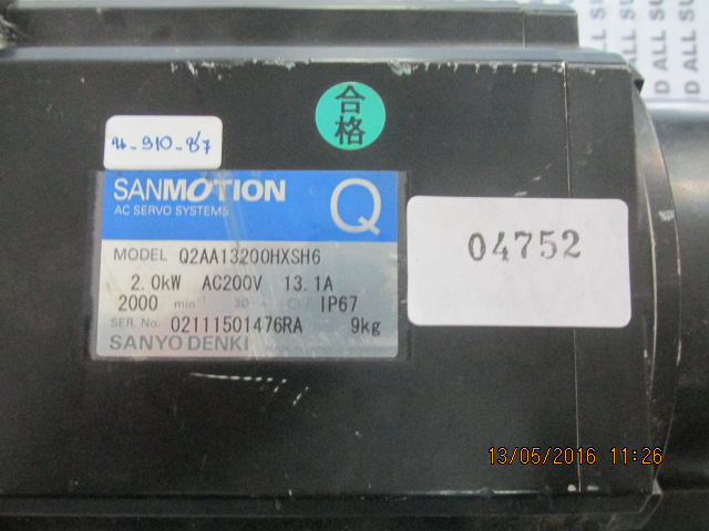 MOTOR Q2AA13200HXSH6 "SANYO DENKI"