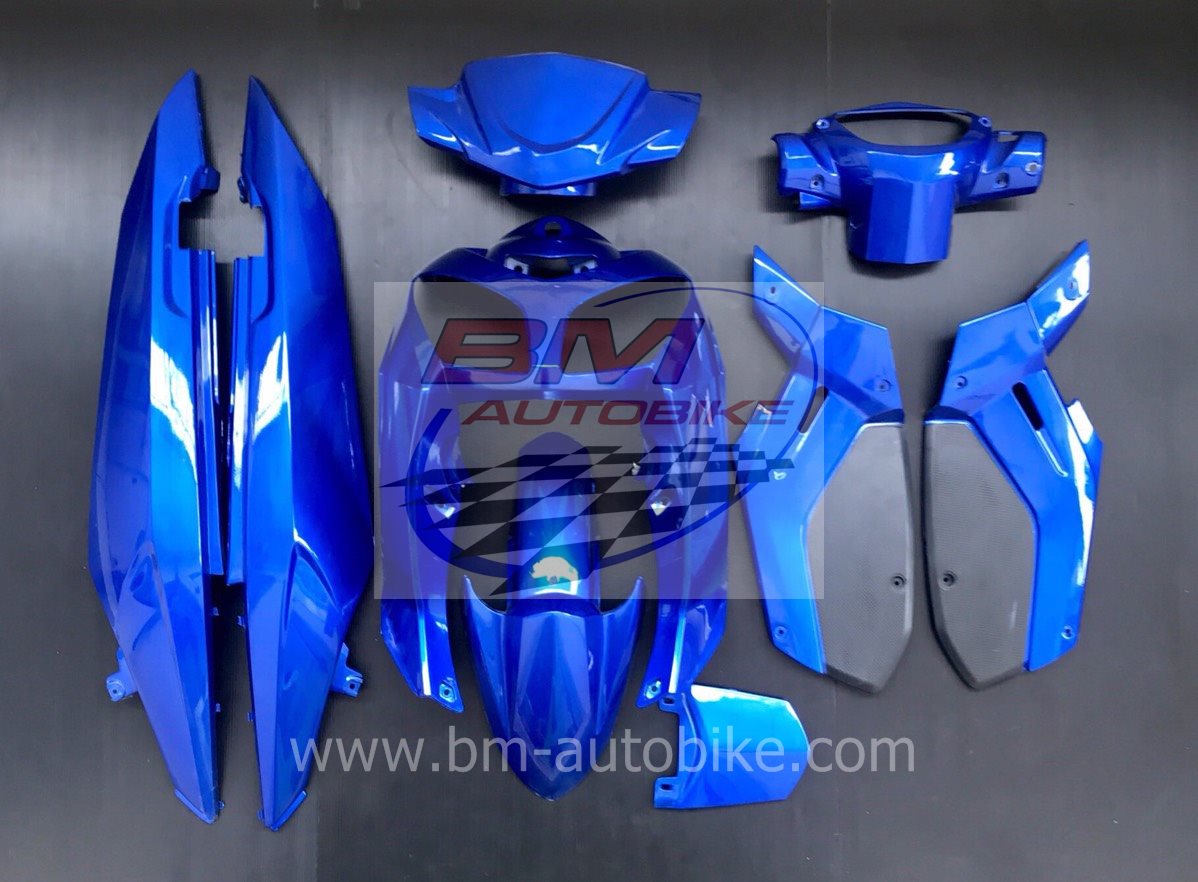 ชุดสี NOUVO MX สีน้ำเงิน 9 ชิ้น ไม่ติดลาย 4 กก.