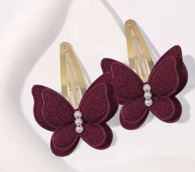 💗มาหยา กิ๊ฟช้อป💗ยางรัดผม ผีเสื้อ สีสวยน่ารัก แฟชั่นเครื่องประดับศรีษะ อ่อนโยน ไม่ทำลายเส้นผม ขนาด 4 ซ.ม. เส้นใหญ่