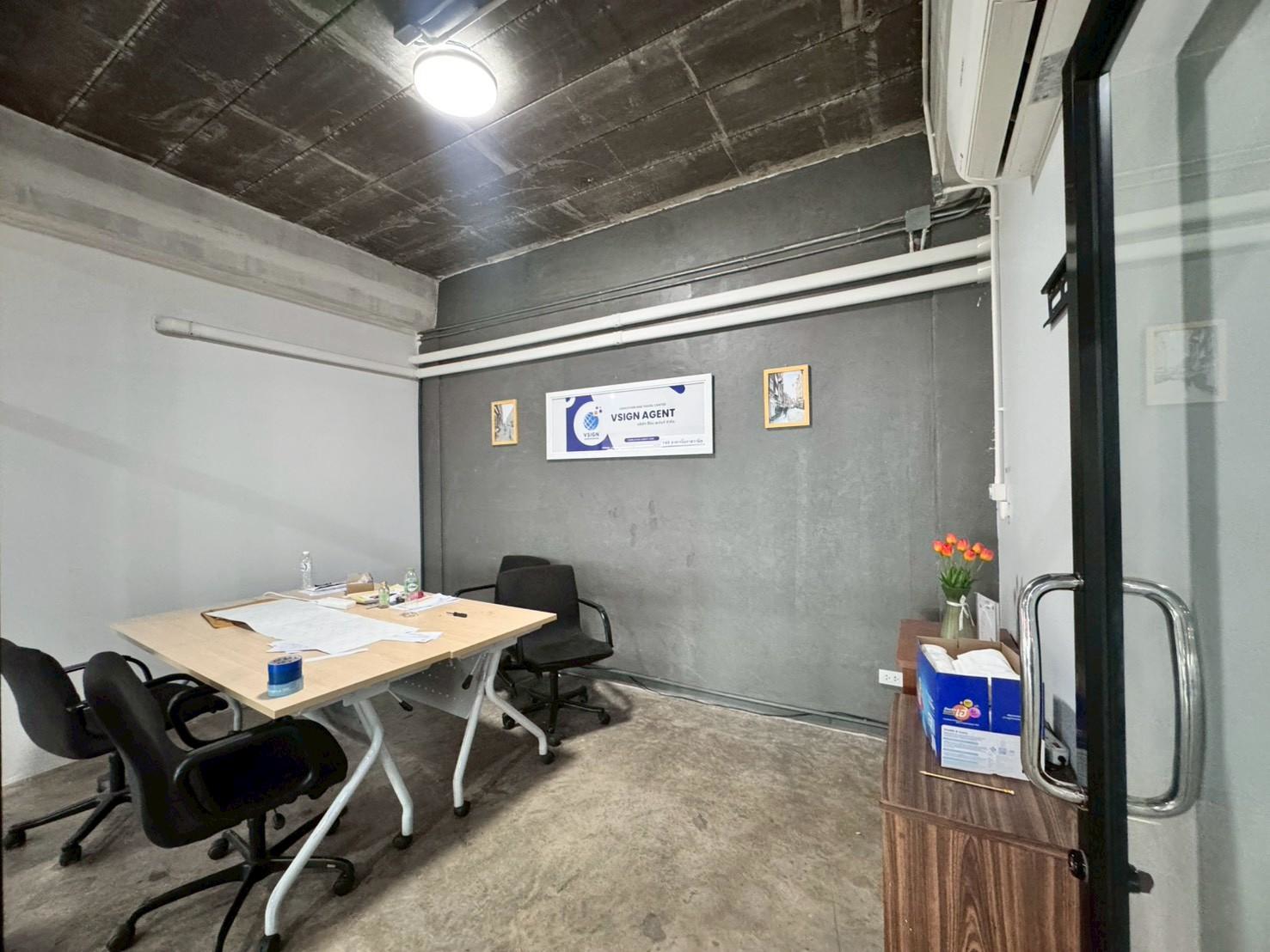 ให้เช่าพื้นที่สำนักงาน ชั้น 5 อาคารโล่งสวย เหมาะทำธุรกิจ ติดถนนรามคำแหง (N.1923)