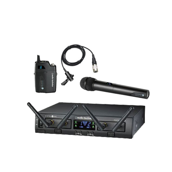 Audio technica ATW-1312/831CW ไมโครโฟนไร้สายแบบมือถือและไมค์ลอยหนีบปกเสื้อ