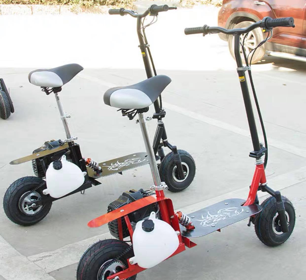 สกูตเตอร์น้ำมัน Gasoline scooter โซน-เอ็กซ์(ZONE-X) ZX-ST49 49cc 2-จังหวะ 35km/h 4“