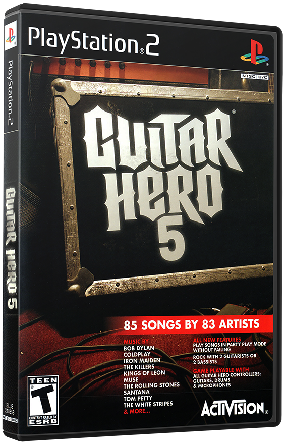แผ่นเกมส์ PS2 : Guitar Hero 5