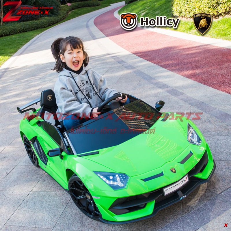 รถยนตร์ไฟฟ้าสำหรับเด้ก มินิ แลมโบกินี่ Lamborghini Mini SVJ Lamborghini SVJ 12V 8km/h