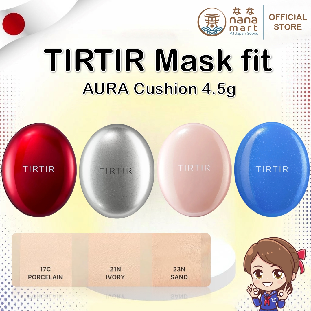 Tirtir mask fit All Aura Cushion SPF30 PA+++ ตลับ 4.5g ปกปิดสูง เนื้อ grow สตอกครบ 3 สี