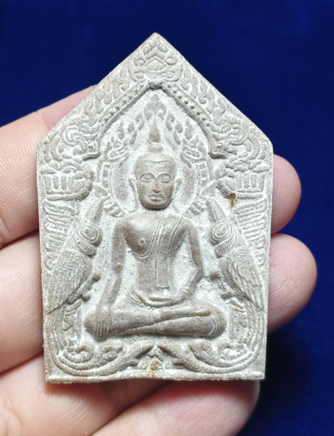 พระขุนแผน กุมารทอง สาริกาเรียกทรัพย์ ครูบาพิรุณ สิริจันโท วัดชัยมงคล จ.เชียงใหม่ (ใส่กรอบเงินพร้อมใช้งาน)