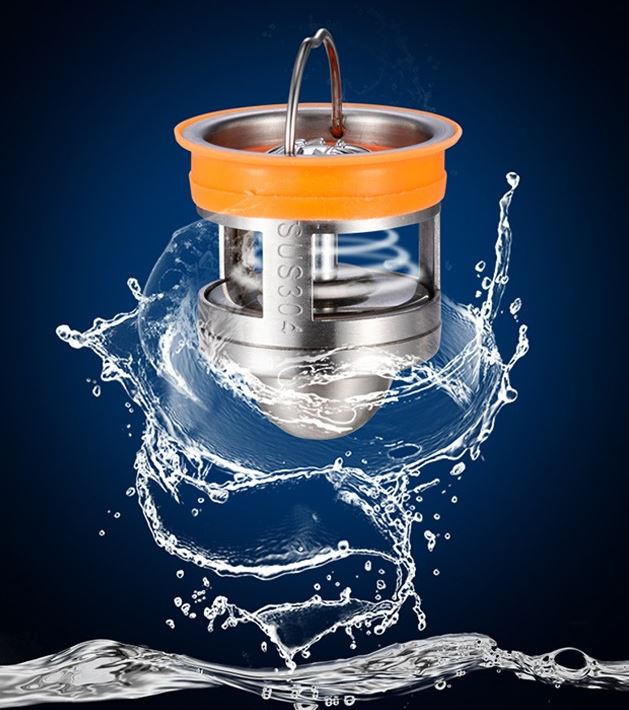 อุปกรณ์กันกลิ่น magnetic drain สำหรับท่อน้ำทิ้ง 42- 53 มม. stainless steel 304