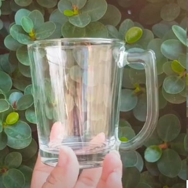 P11383 แก้วหูใส 7 Oz. (200 มิล) (7.2*7.2*8.8 cm) No.312007 ราคาส่งต่อ 1 ลัง : 72 ใบ : 1080 บต่อลัง