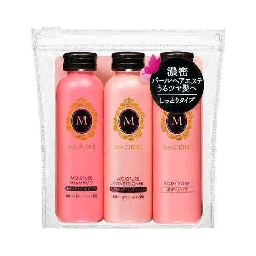 SHISEIDO Macherie shampoo, conditioner and soap set ชุดแชมพู ครีมนวด และครีมอาบน้ำ