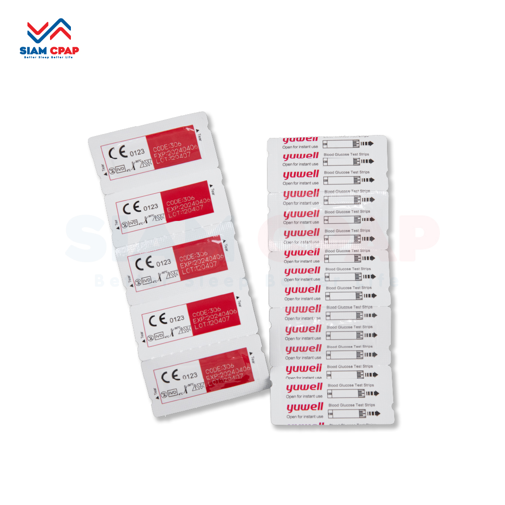 เครื่องตรวจวัดระดับน้ำตาลในเลือด YUWELL Blood Glucose Monitoring System รุ่น 660 ประศูนย์ไทยตลอดอายุการใช้งาน