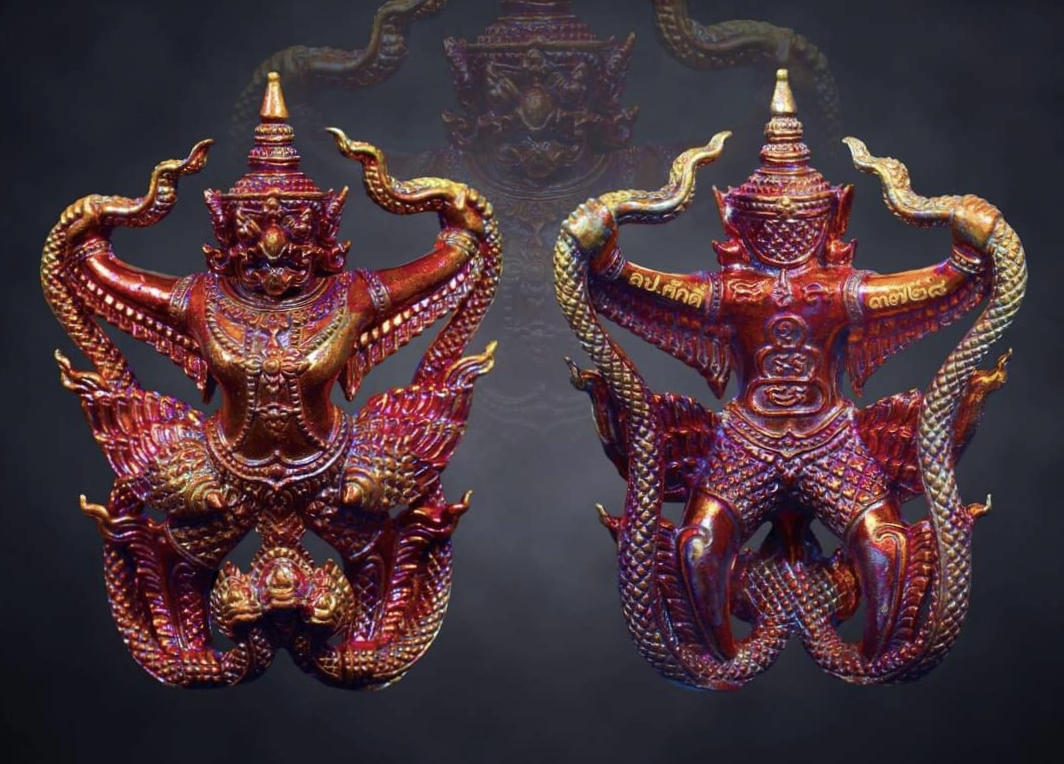 พญาครุฑ จอมราชันย์[เนื้อปัญจสัมฤทธิ์]⭐[หลวงปู่ศักดิ์ สมาหิโต] ▪ช้างเผือกไม่เปิดตัว▪